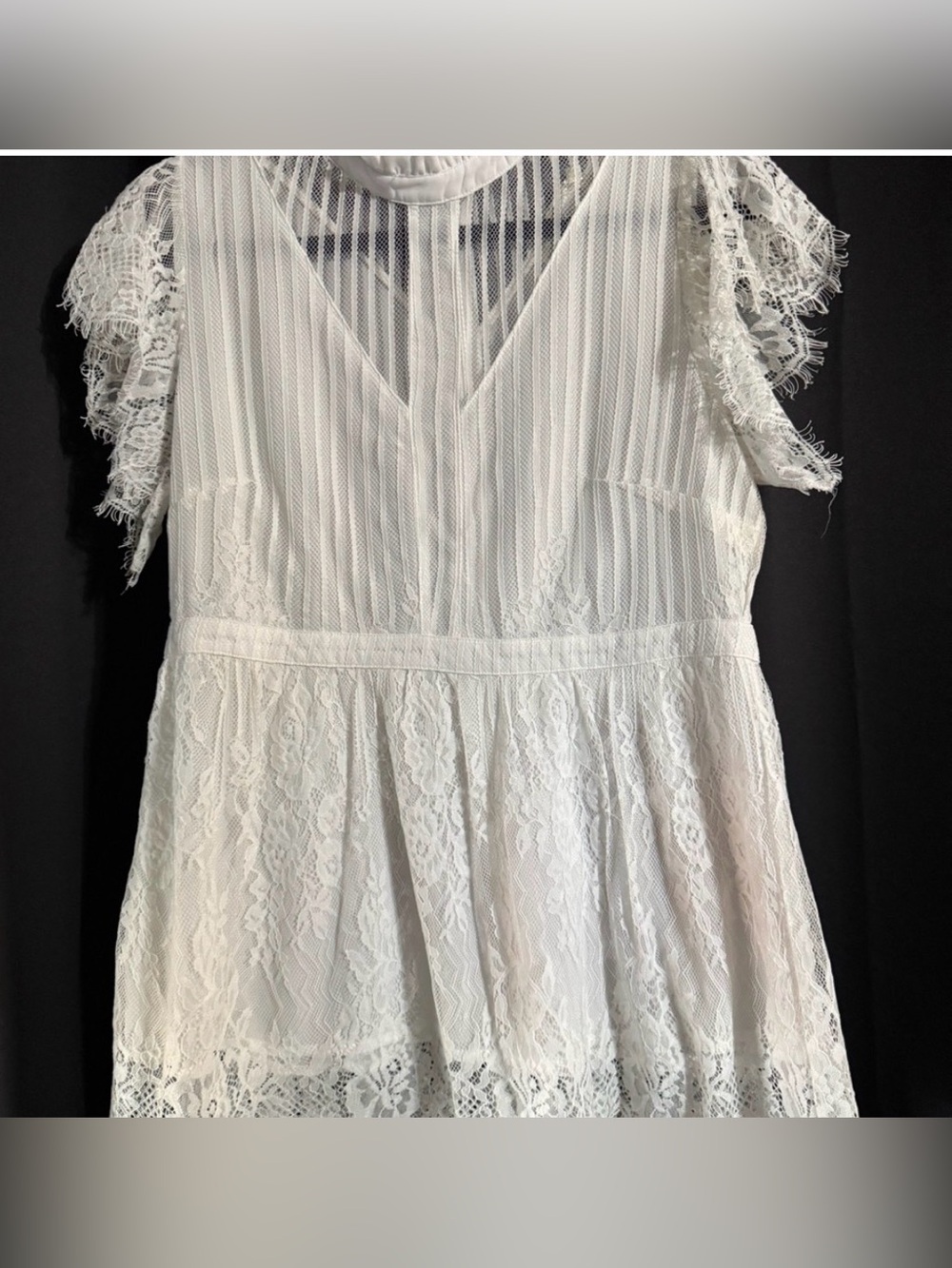 White Lace Women's Top